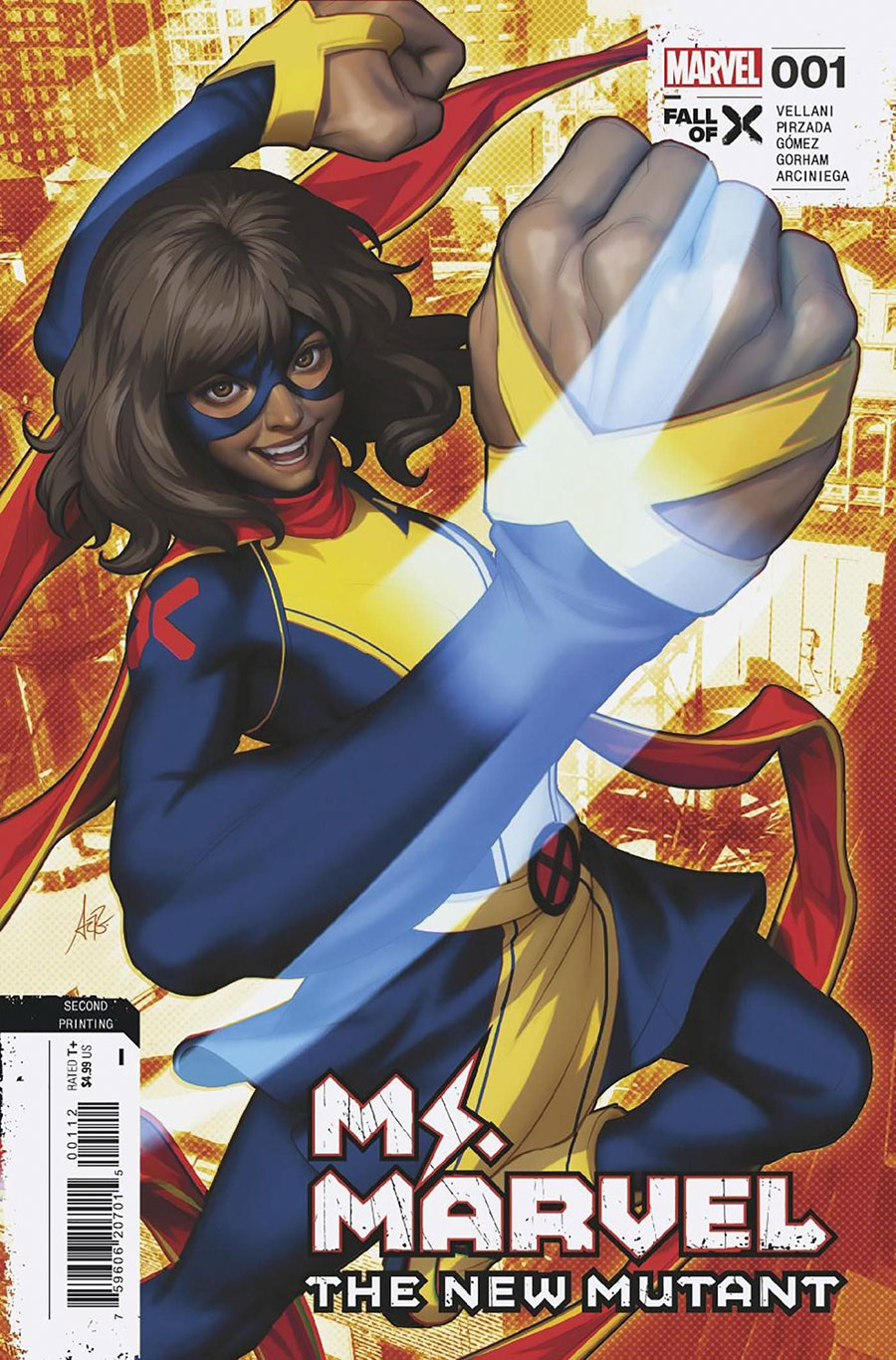 Ms Marvel The New Mutant #1 Cover K 2nd Ptg Stanley Artgerm Lau Variant Cover