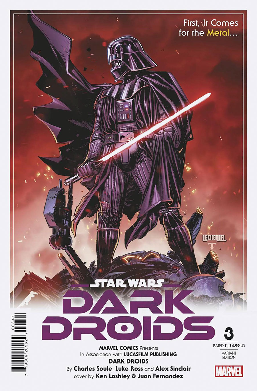 Star Wars Dark Droids #3 Cover D Variant Ken Lashley Cover