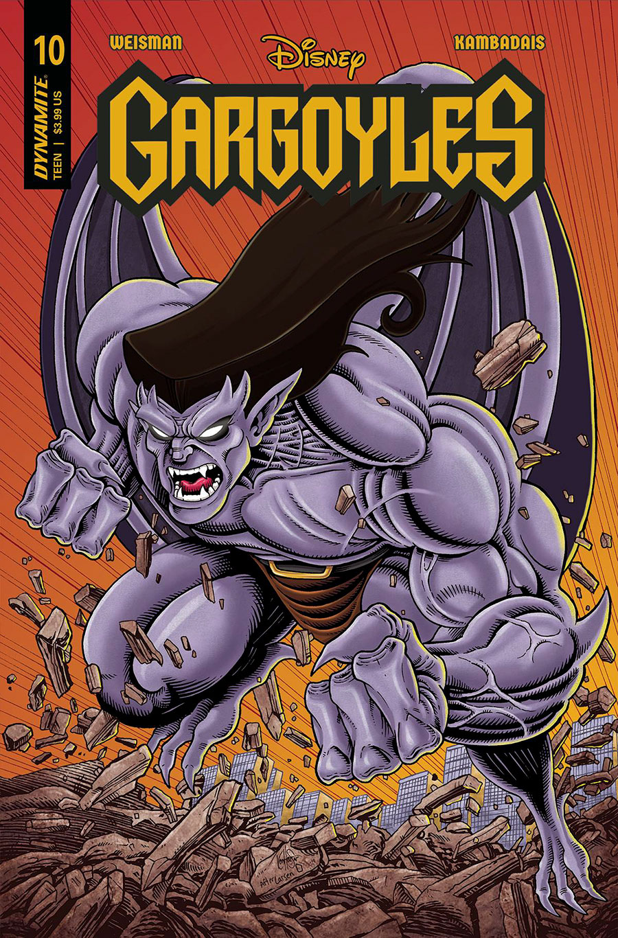 Gargoyles Vol 3 #10 Cover Q Variant Ken Haeser Cover