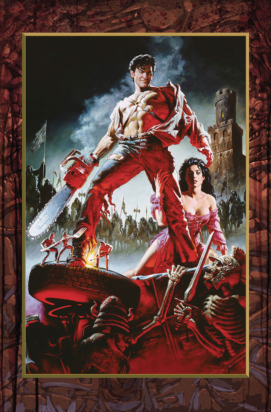 Army Of Darkness Forever #1 Cover O Variant Movie Poster Art Virgin Foil Cover