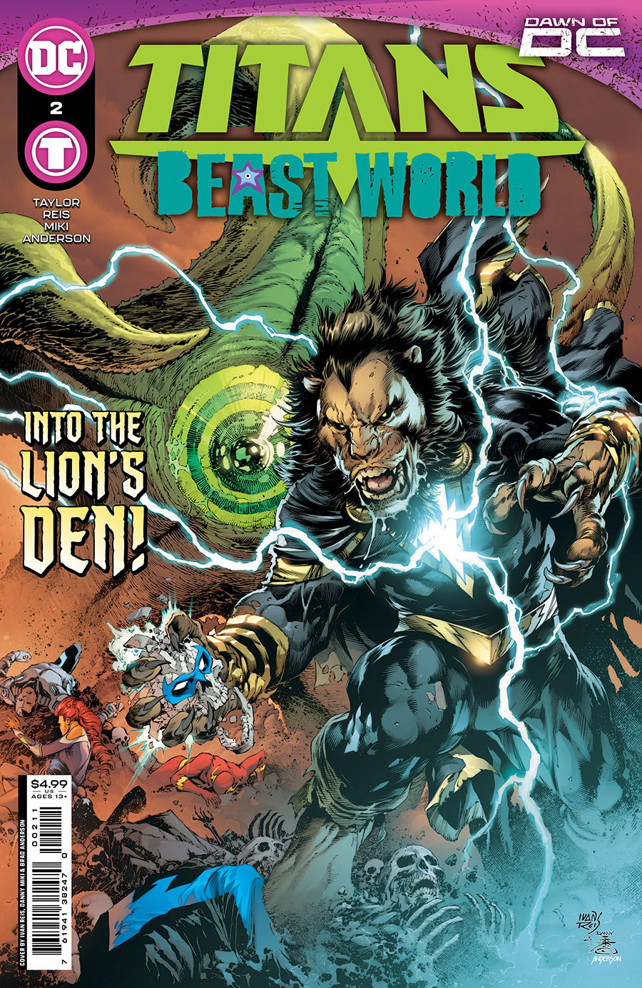 Titans Beast World #2 Cover A Regular Ivan Reis & Danny Miki Cover
