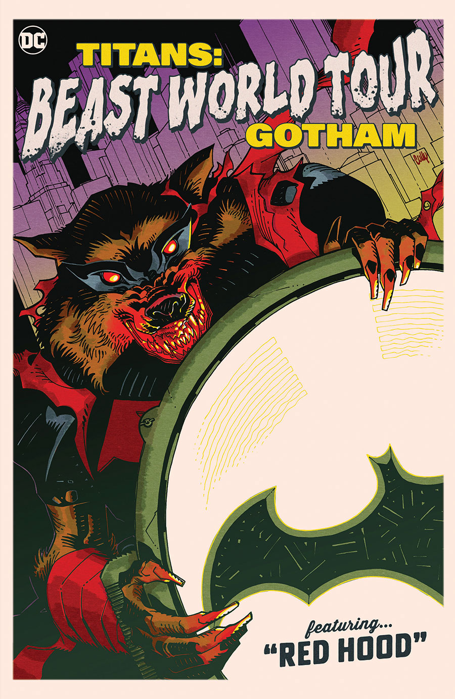 Titans Beast World Tour Gotham #1 (One Shot) Cover C Variant Cully Hamner Card Stock Cover