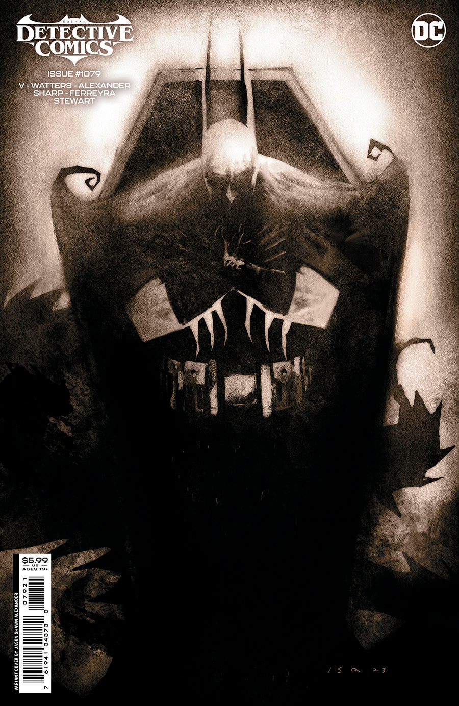 Detective Comics Vol 2 #1079 Cover B Variant Jason Shawn Alexander Card Stock Cover