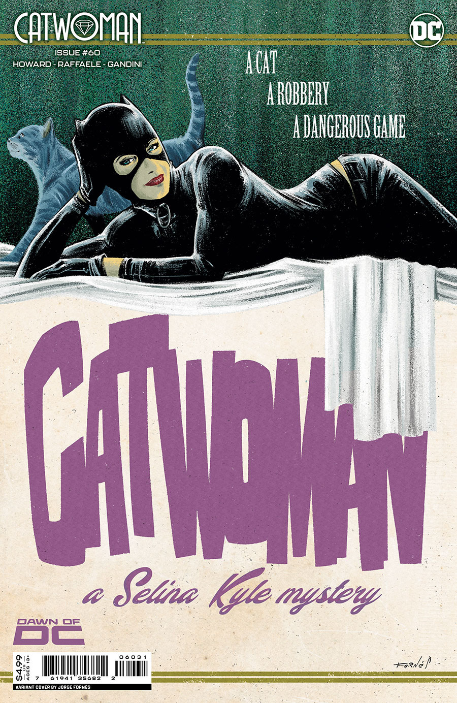 Catwoman Vol 5 #60 Cover C Variant Jorge Fornes Card Stock Cover