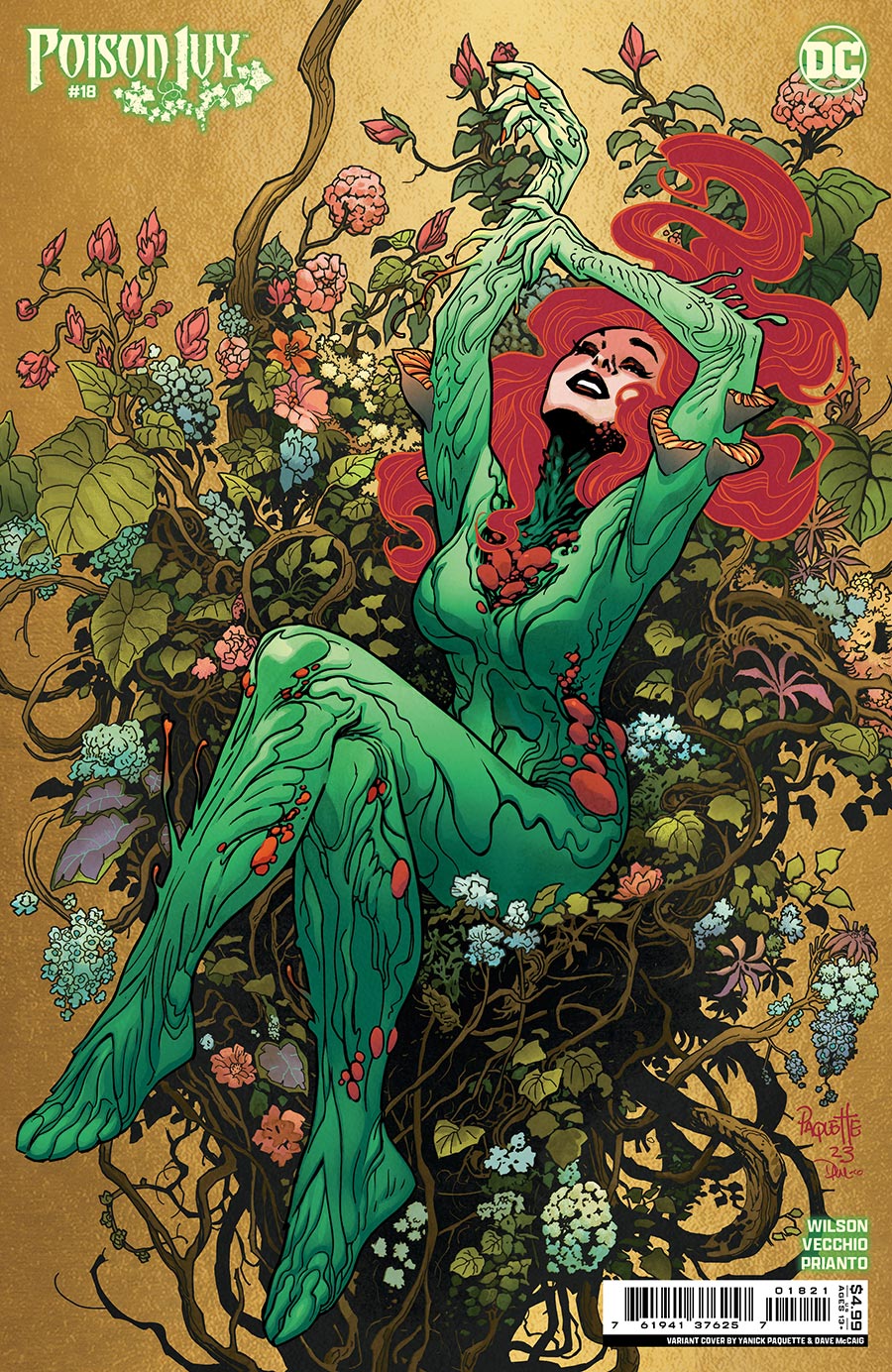 Poison Ivy #18 Cover C Variant Yanick Paquette Card Stock Cover