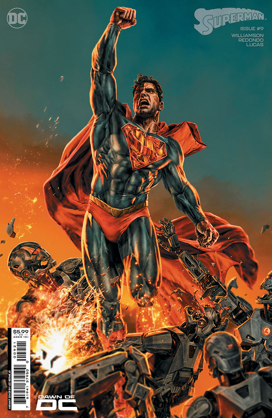 Superman Vol 7 #9 Cover B Variant Lee Bermejo Card Stock Cover