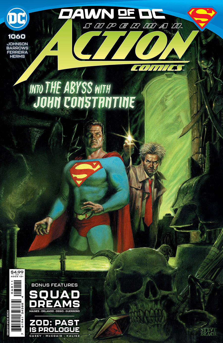 Action Comics Vol 2 #1060 Cover A Regular Steve Beach Cover (Titans Beast World Tie-In)