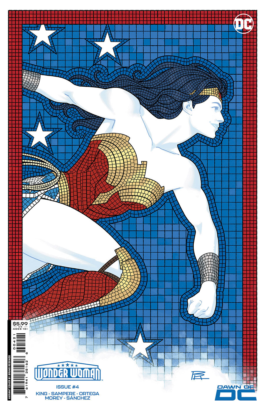 Wonder Woman Vol 6 #4 Cover B Variant Bruno Redondo Card Stock Cover