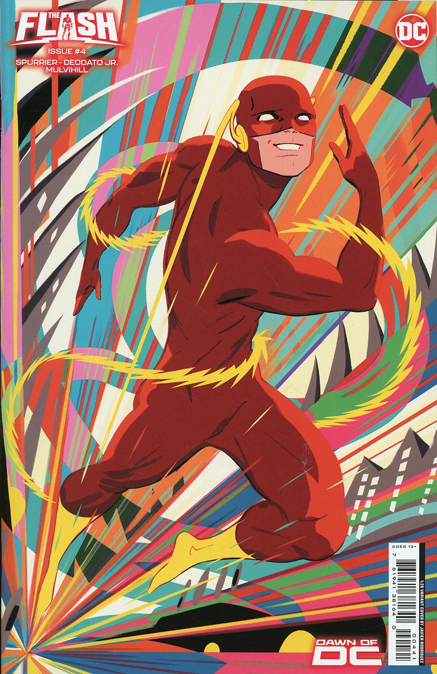 Flash Vol 6 #4 Cover E Incentive Javier Rodriguez Card Stock Variant Cover