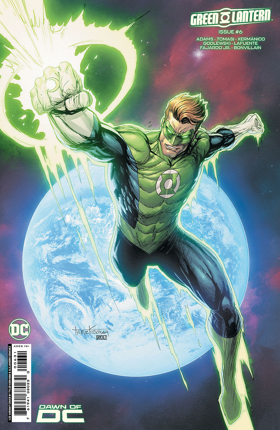 Green Lantern Vol 8 #6 Cover D Incentive Tyler Kirkham Card Stock Variant Cover