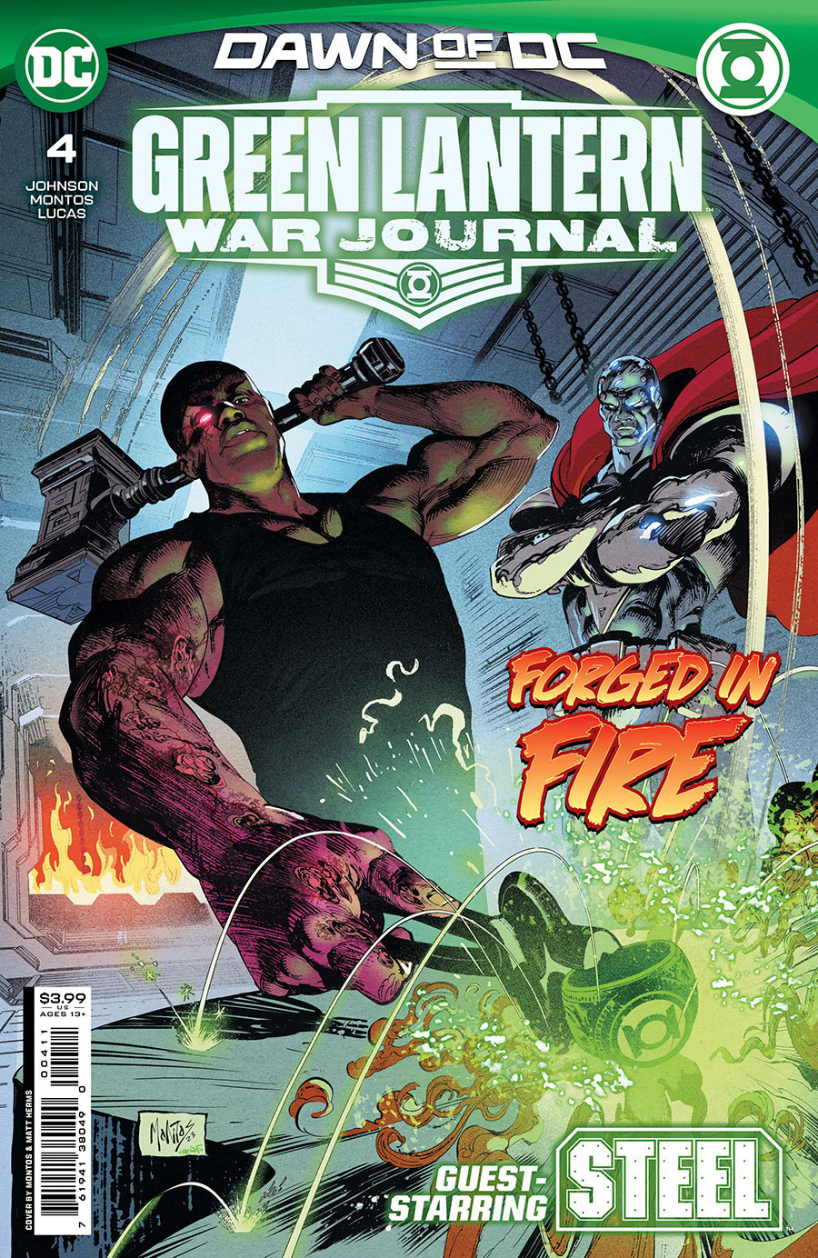 Green Lantern War Journal #4 Cover A Regular Montos Cover