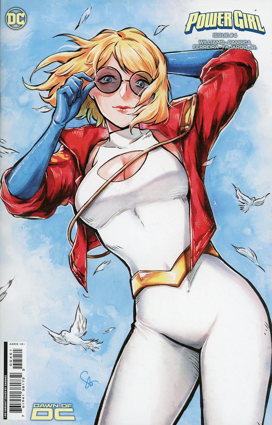 Power Girl Vol 3 #4 Cover E Incentive Saowee Card Stock Variant Cover