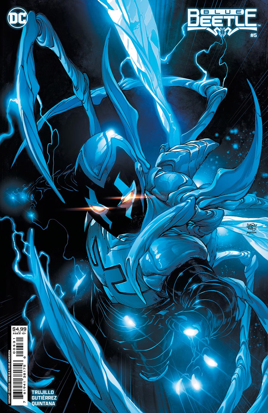 Blue Beetle (DC) Vol 5 #5 Cover B Variant Ivan Reis Card Stock Cover