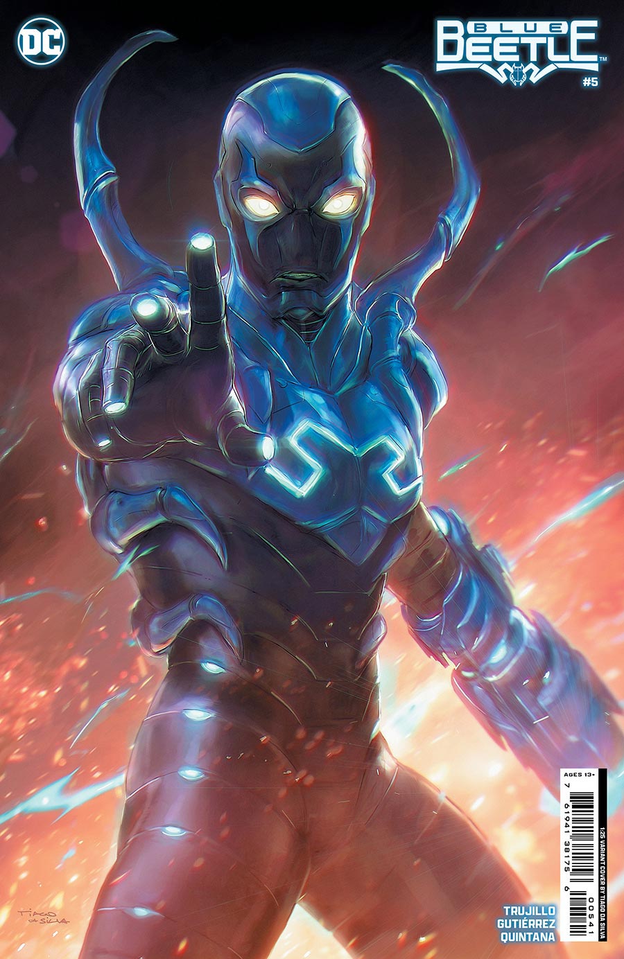 Blue Beetle (DC) Vol 5 #5 Cover D Incentive Tiago Da Silva Card Stock Variant Cover