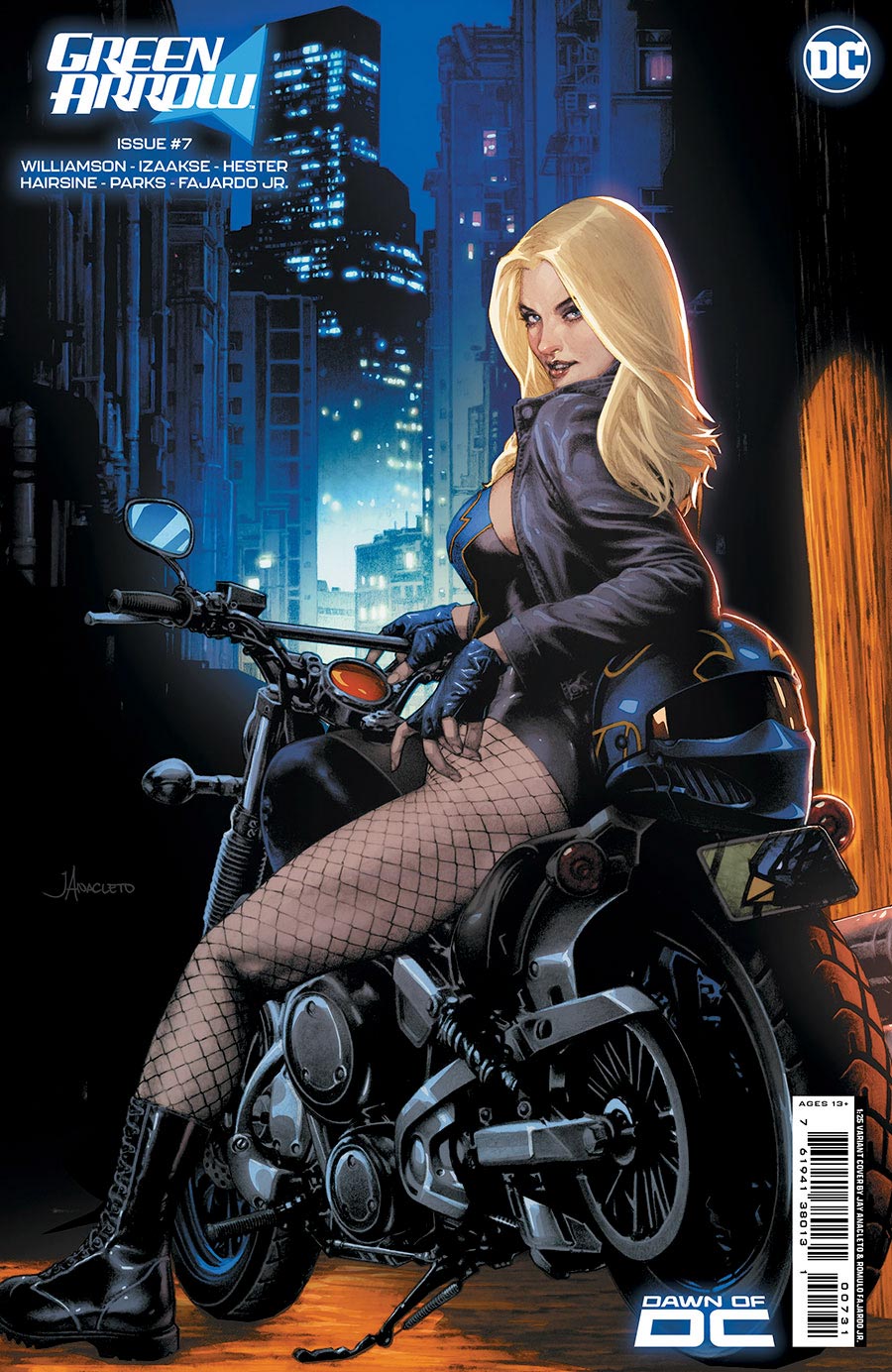 Green Arrow Vol 8 #7 Cover D Incentive Jay Anacleto Card Stock Variant Cover