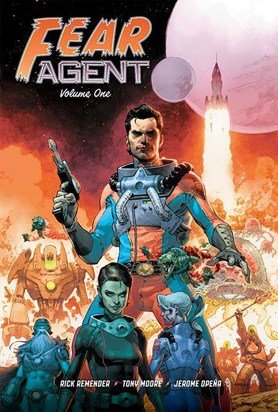 Fear Agent 20th Anniversary Deluxe Edition Vol 1 HC Cover B Limited Edition Jerome Opena Variant Cover