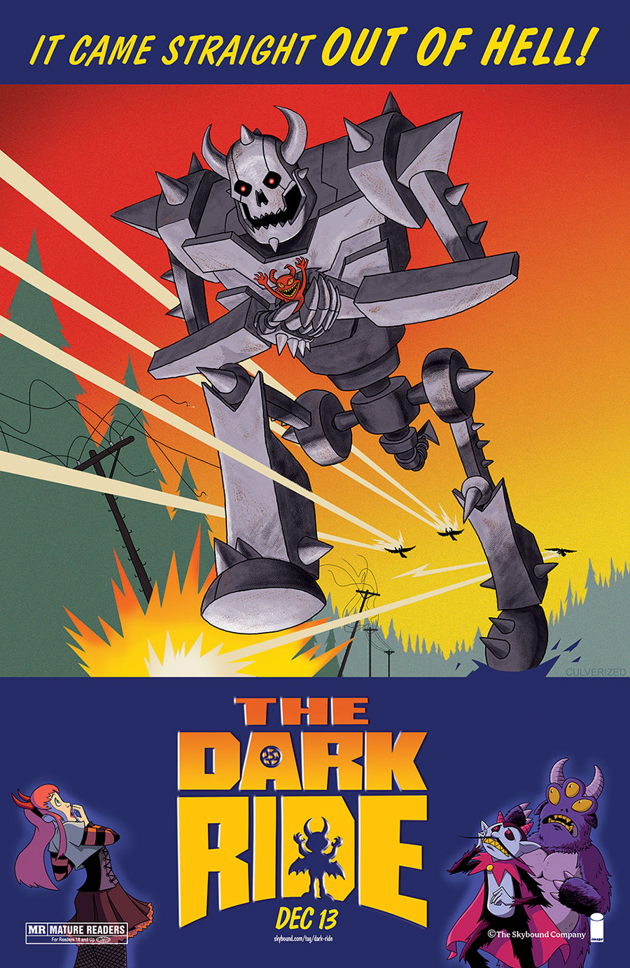 Dark Ride #10 Cover D Incentive Dennis Culver & Tony Fleecs Variant Cover