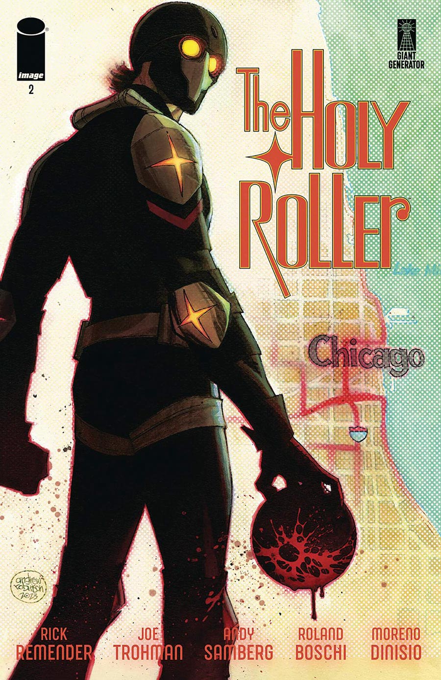 Holy Roller #2 Cover B Incentive Andrew Robinson Variant Cover