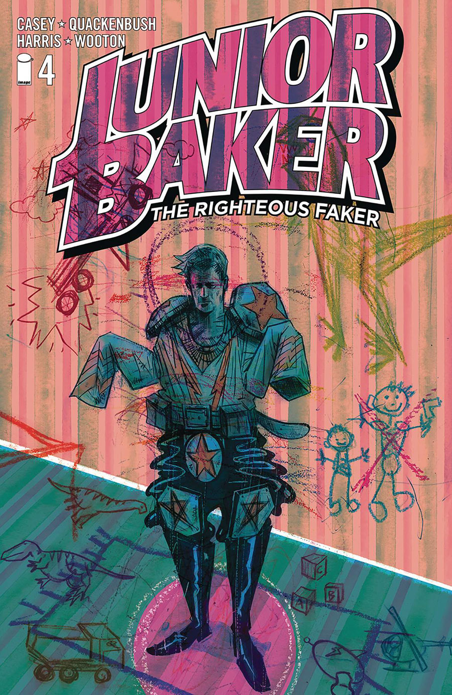 Junior Baker The Righteous Faker #4 Cover A Regular Ryan Quackenbush Cover