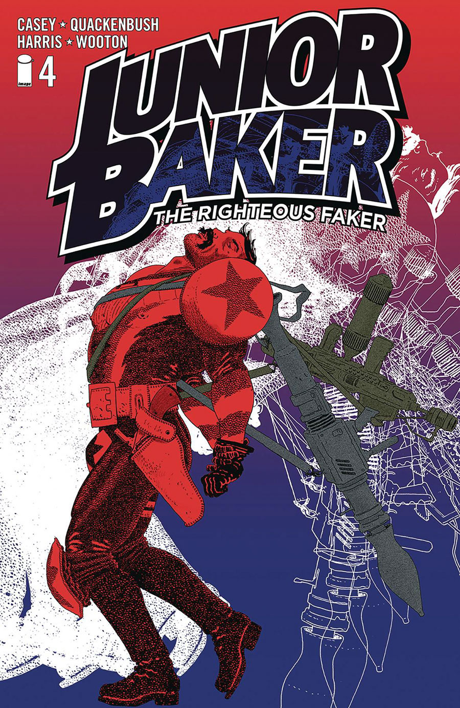 Junior Baker The Righteous Faker #4 Cover C Incentive Ian MacEwan & Sonia Harris Variant Cover