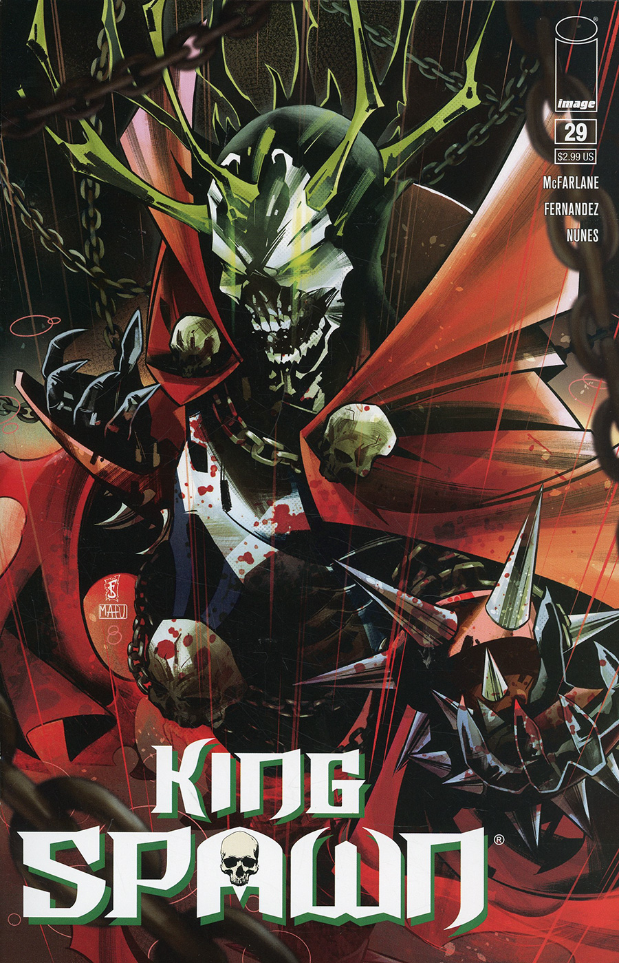 King Spawn #29 Cover A Regular Federico Sabbatini Cover