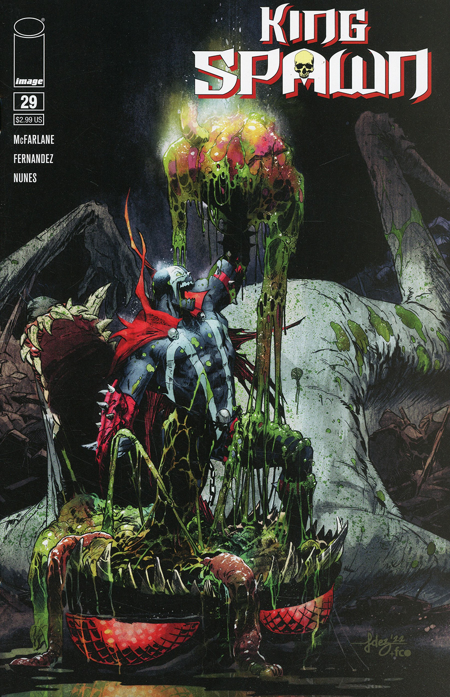 King Spawn #29 Cover B Variant Javi Fernandez Cover