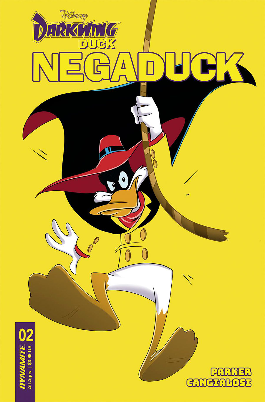 Darkwing Duck Negaduck #2 Cover J Variant Trish Forstner Negative Space Cover