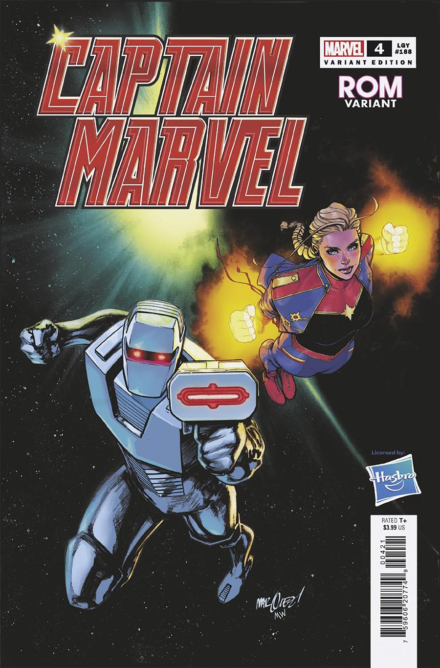 Captain Marvel Vol 10 #4 Cover B Variant David Marquez Rom Cover