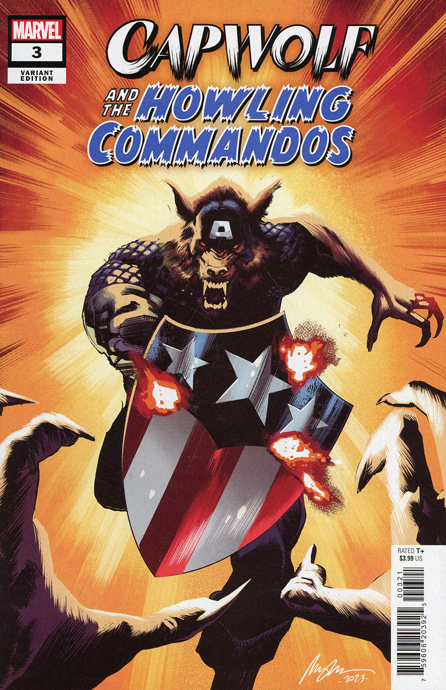 Capwolf And The Howling Commandos #3 Cover B Variant Rafael Albuquerque Cover