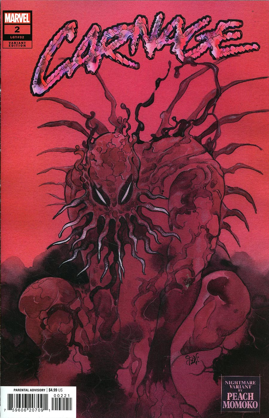 Carnage Vol 4 #2 Cover B Variant Peach Momoko Nightmare Cover
