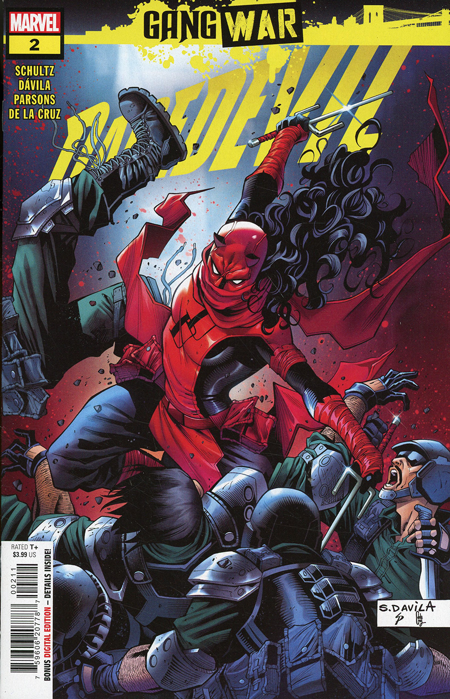 Daredevil Gang War #2 Cover A Regular Sergio Davila Cover