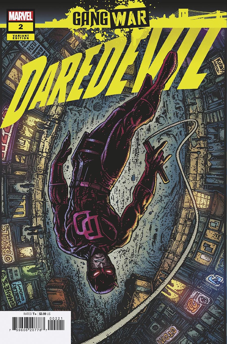 Daredevil Gang War #2 Cover B Variant Kevin Eastman Cover
