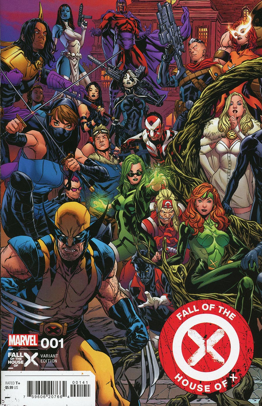 Fall Of The House Of X #1 Cover B Variant Mark Brooks Connecting Cover
