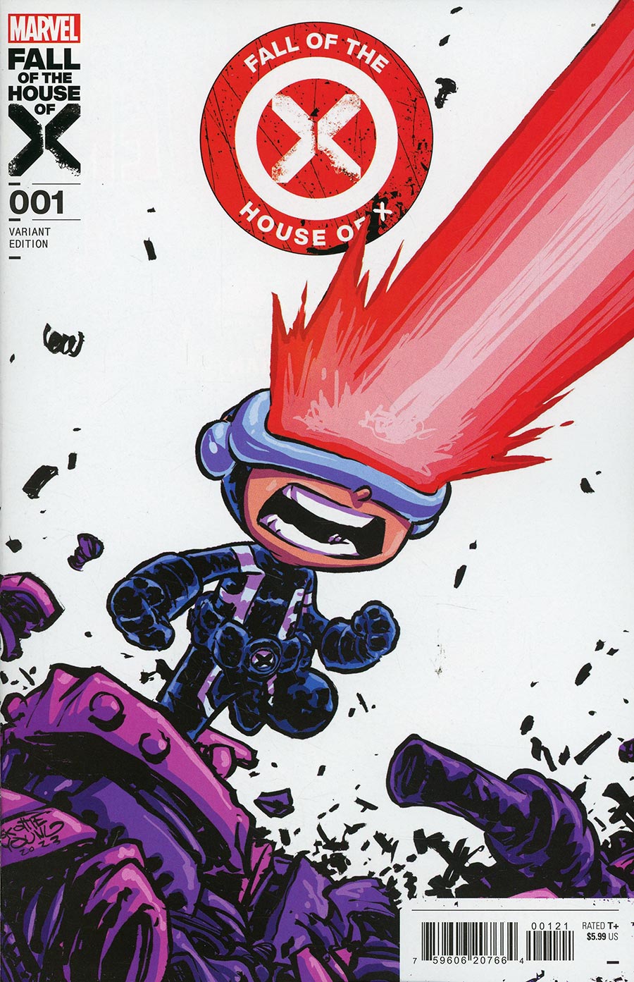 Fall Of The House Of X #1 Cover D Variant Skottie Young Cover