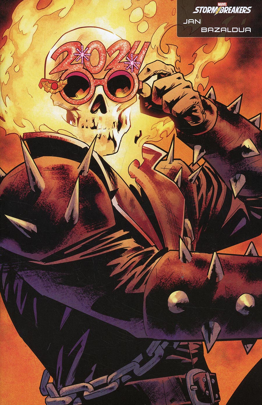 Ghost Rider Vol 9 #21 Cover C Variant Jan Bazaldua Stormbreakers Cover