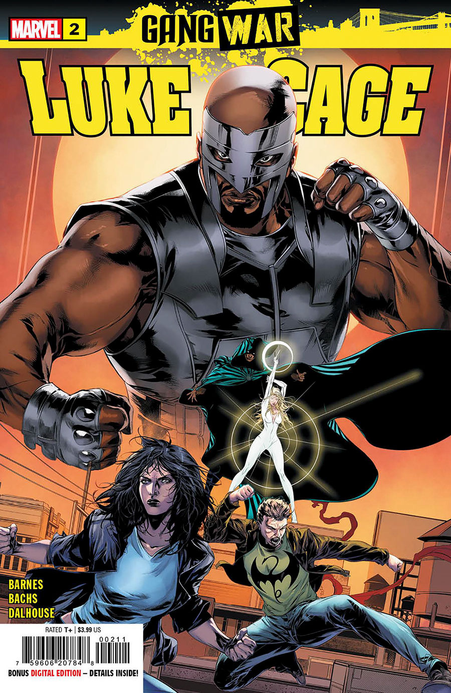 Luke Cage Gang War #2 Cover A Regular Caanan White Cover