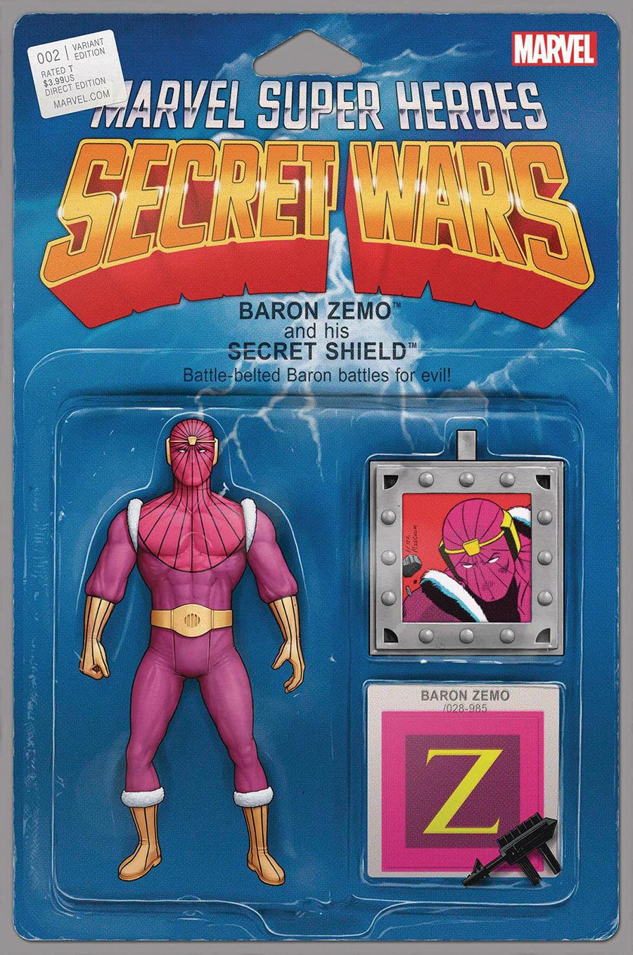 Marvel Super Heroes Secret Wars Battleworld #2 Cover F Variant John Tyler Christopher Action Figure Cover