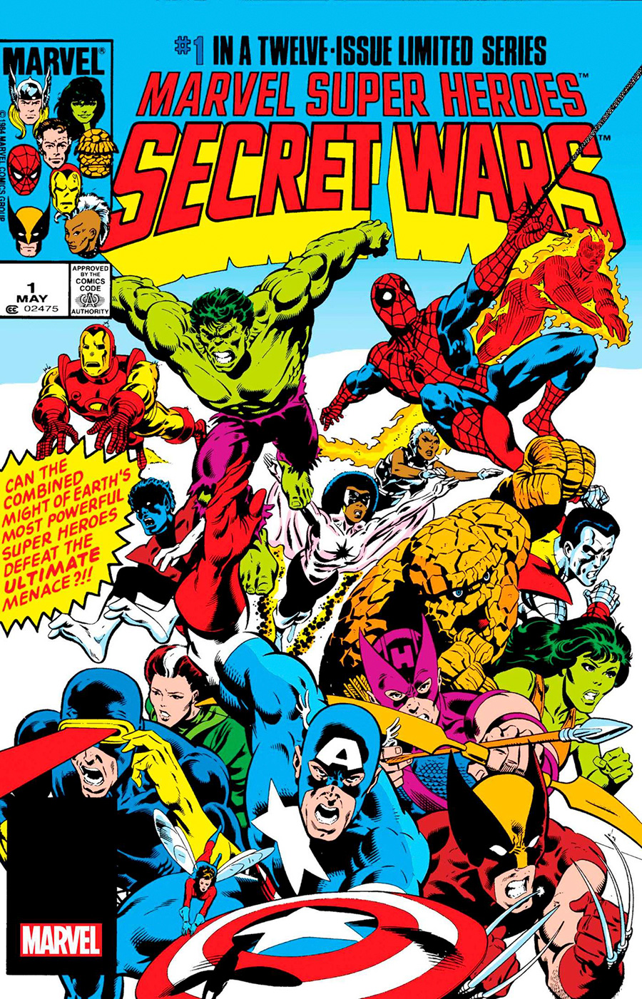 Marvel Super-Heroes Secret Wars #1 Cover F Facsimile Edition Regular Mike Zeck Cover