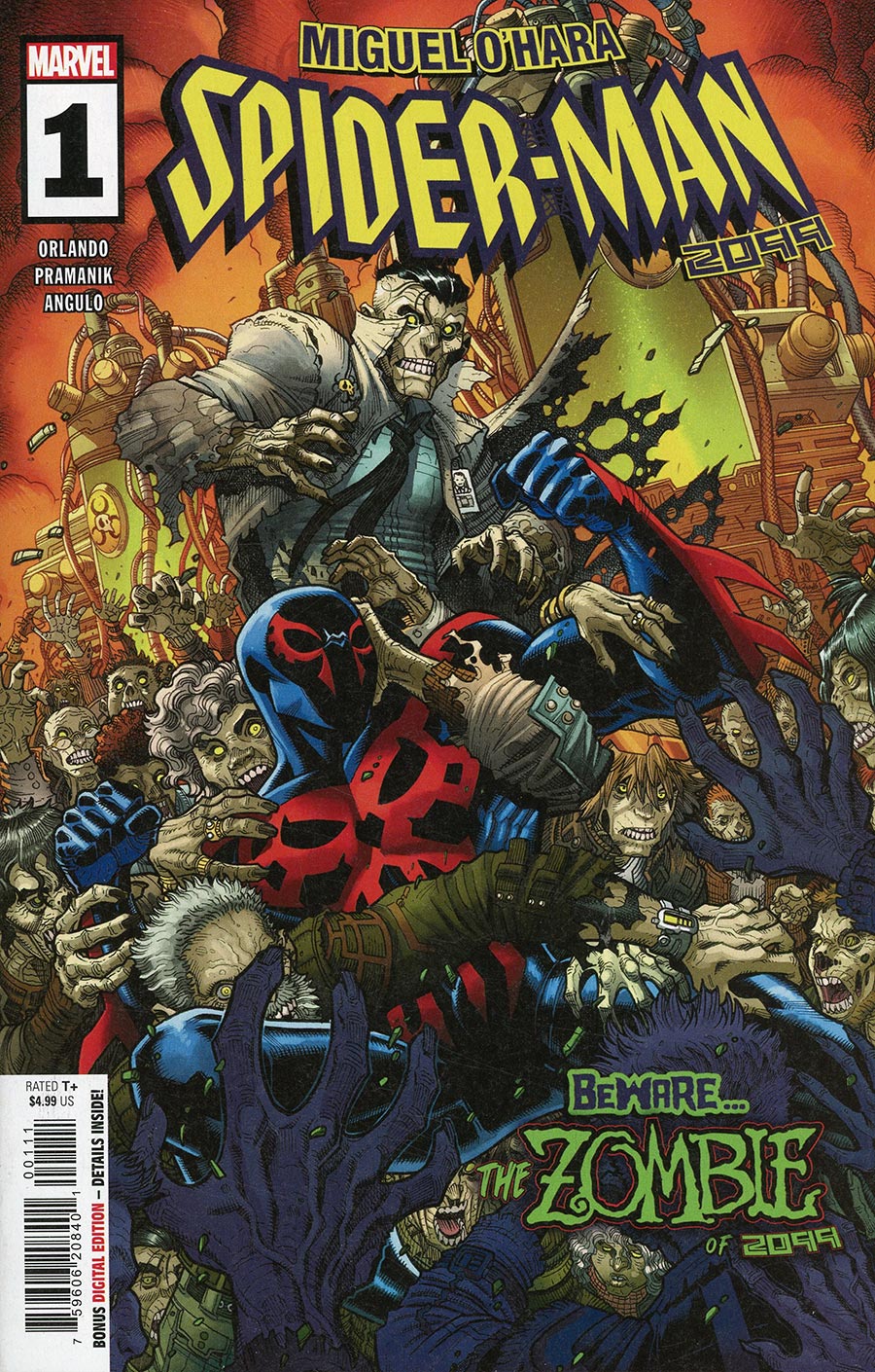 Miguel Ohara Spider-Man 2099 #1 Cover A Regular Nick Bradshaw Cover