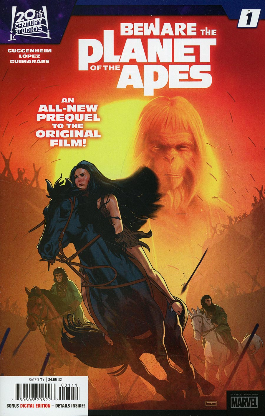 Beware The Planet Of The Apes #1 Cover A Regular Taurin Clarke Cover
