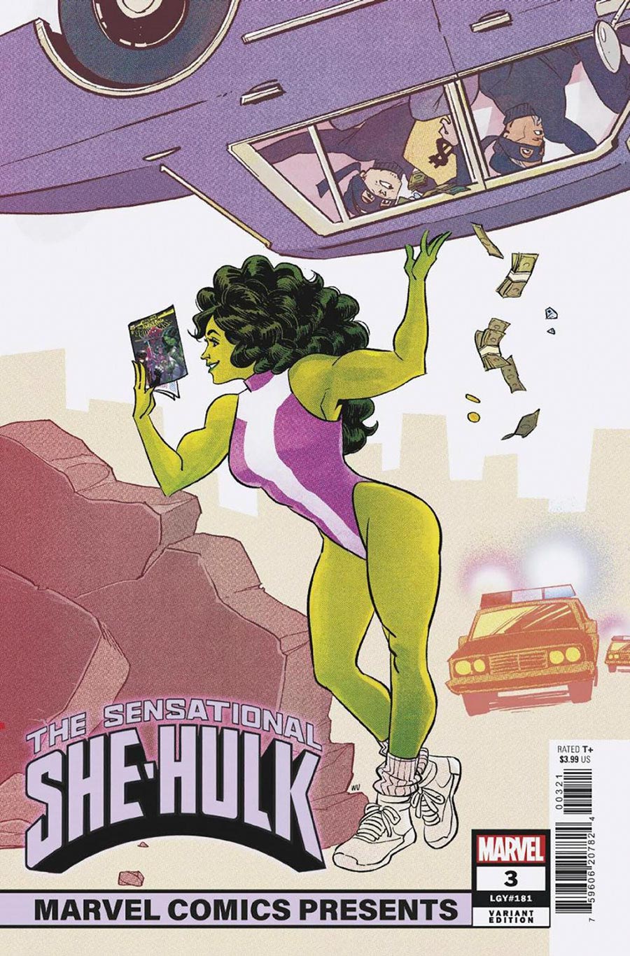 Sensational She-Hulk Vol 2 #3 Cover B Variant Annie Wu Marvel Comics Presents Cover