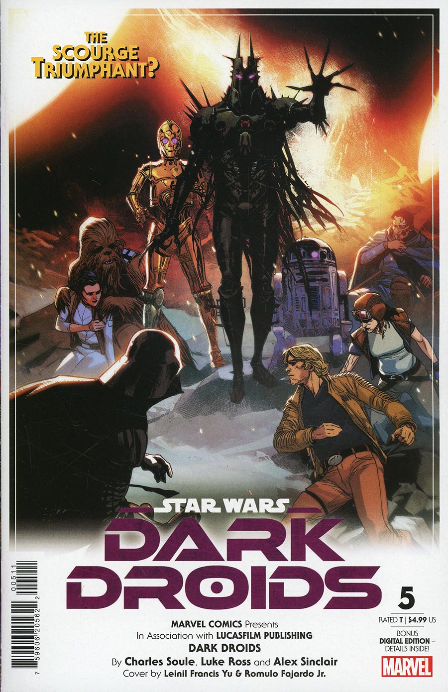 Star Wars Dark Droids #5 Cover A Regular Leinil Francis Yu Cover