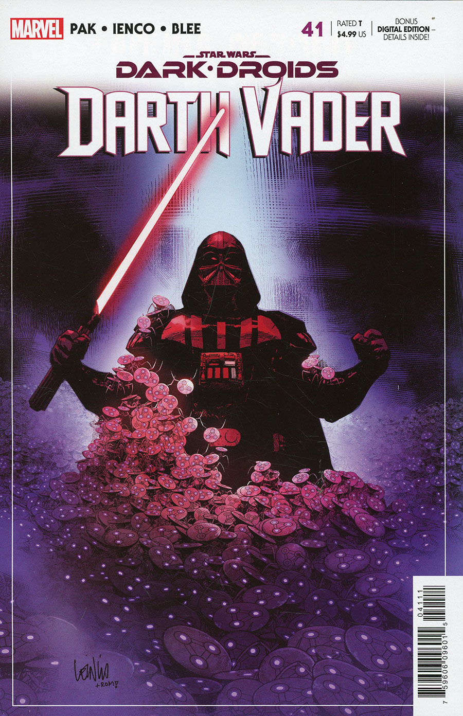 Star Wars Darth Vader #41 Cover A Regular Leinil Francis Yu Cover (Dark Droids Tie-In)