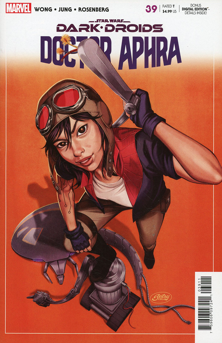 Star Wars Doctor Aphra Vol 2 #39 Cover A Regular Betsy Cola Cover (Dark Droids Tie-In) (Limit 1 Per Customer)