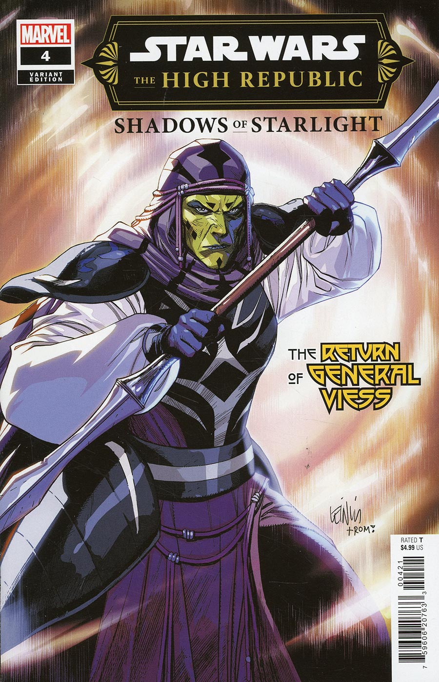 Star Wars The High Republic Shadows Of Starlight #4 Cover B Variant Leinil Francis Yu Cover