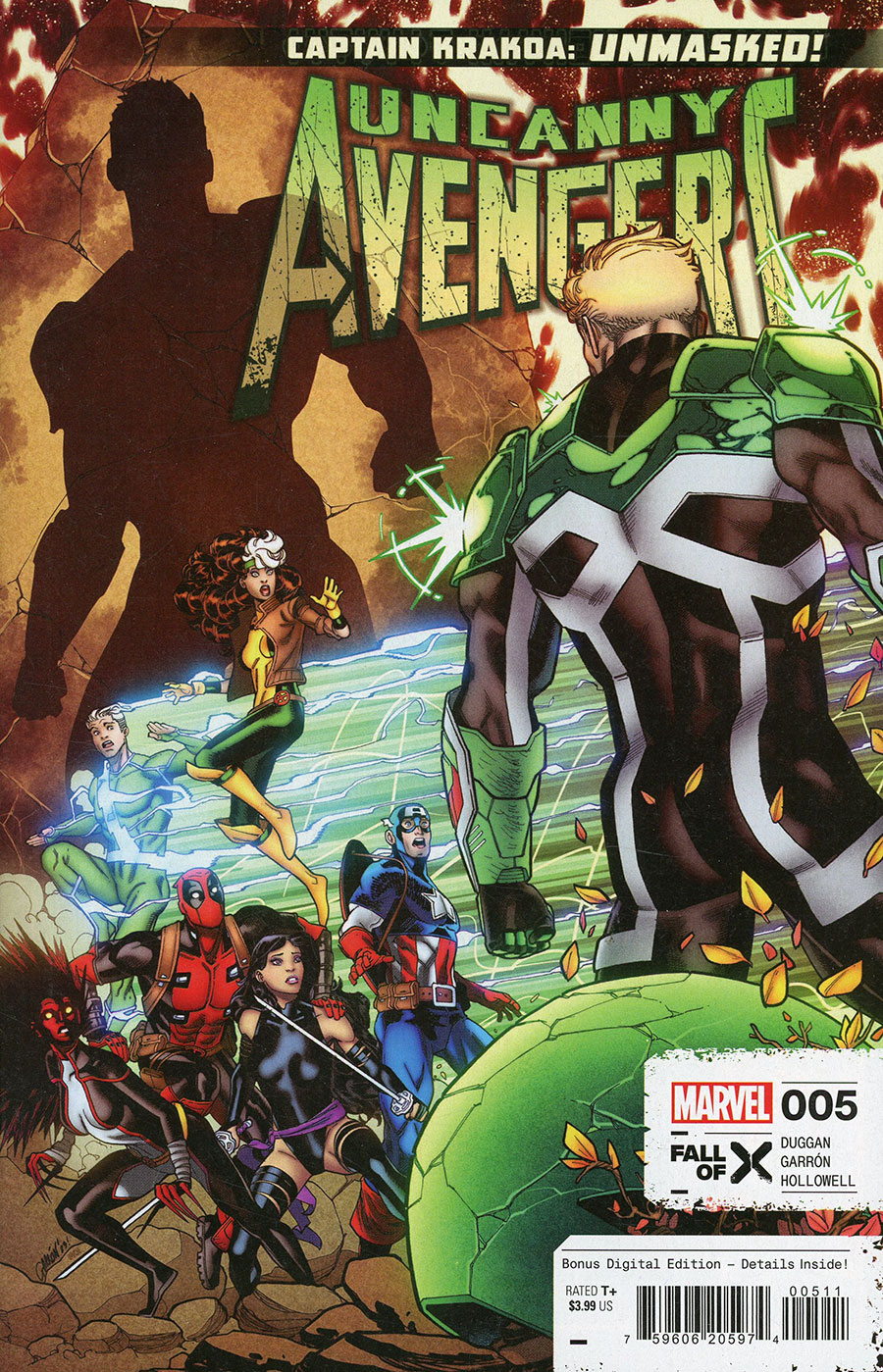 Uncanny Avengers Vol 4 #5 Cover A Regular Javier Garron Cover (Fall Of X Tie-In)