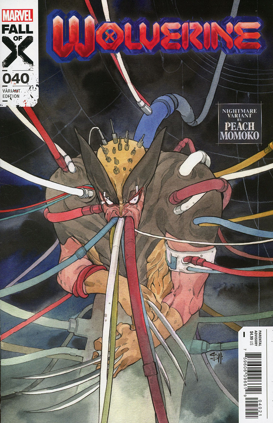 Wolverine Vol 7 #40 Cover C Variant Peach Momoko Nightmare Cover (Fall Of X Tie-In)