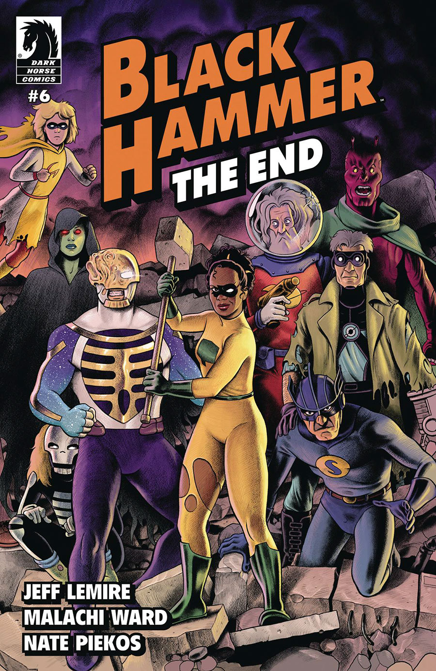 Black Hammer The End #6 Cover A Regular Malachi Ward Cover