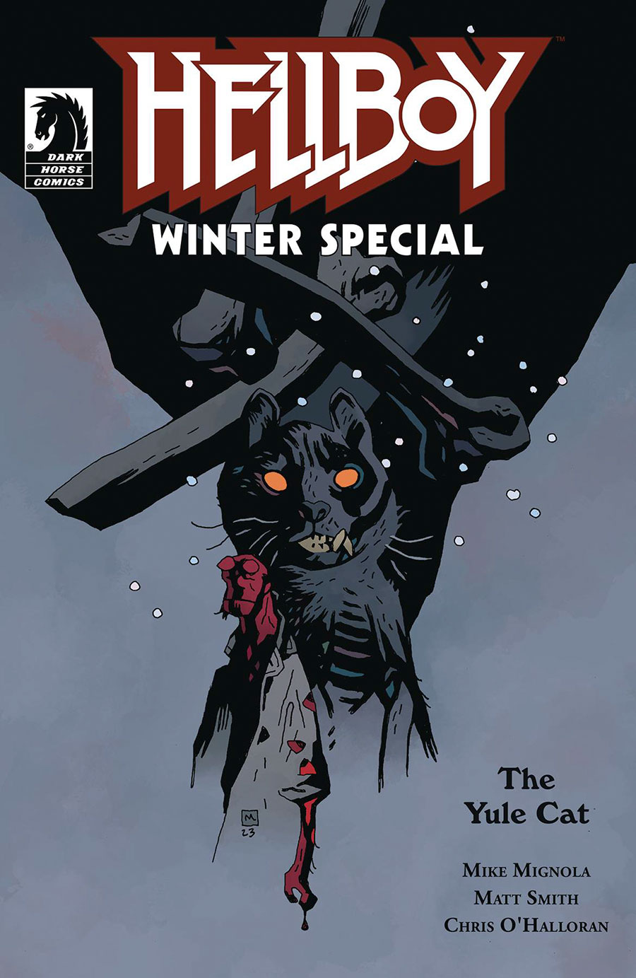 Hellboy Winter Special Yule Cat #1 (One Shot) Cover B Variant Mike Mignola Cover