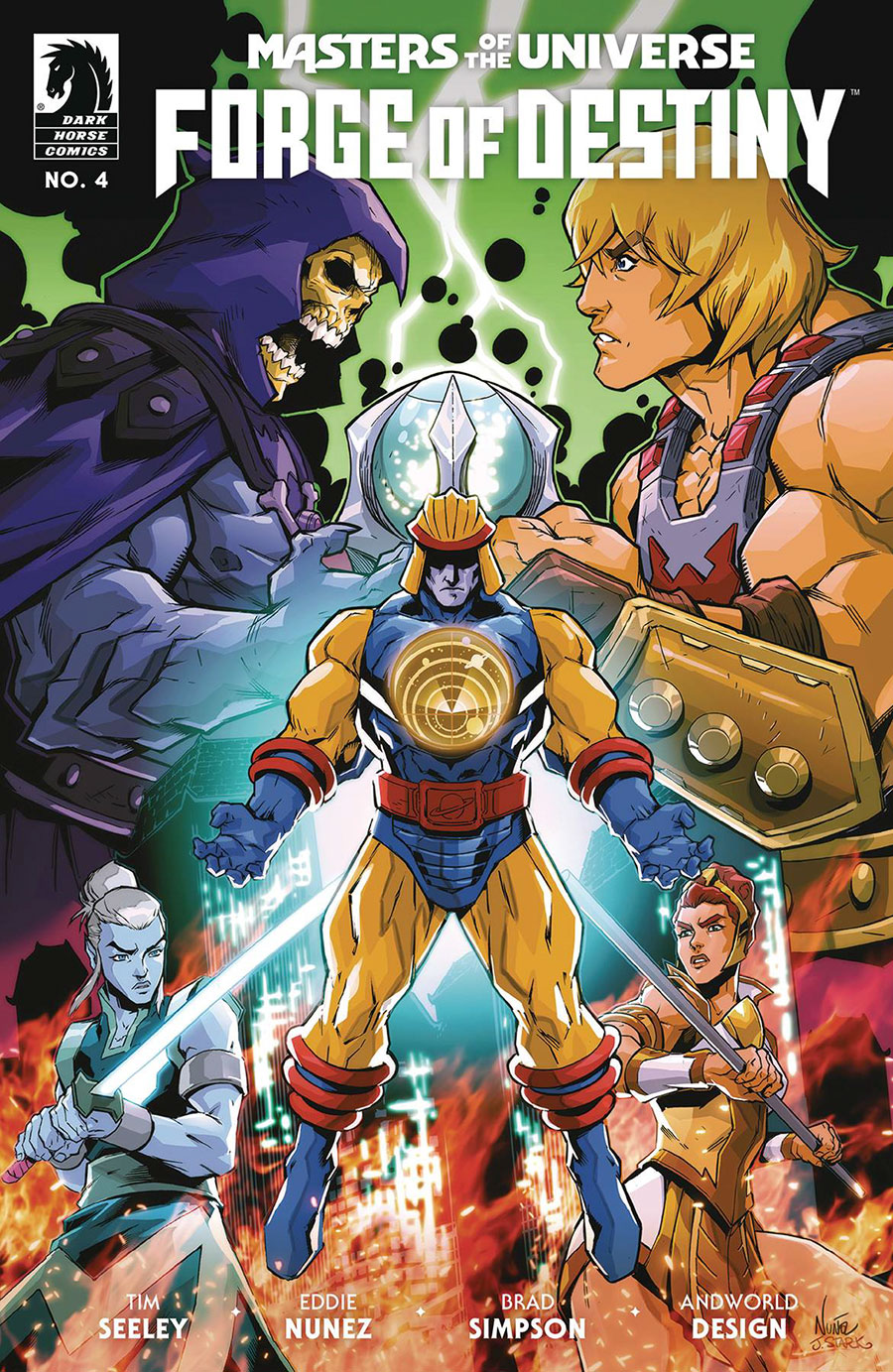 Masters Of The Universe Forge Of Destiny #4 Cover A Regular Eddie Nunez Cover